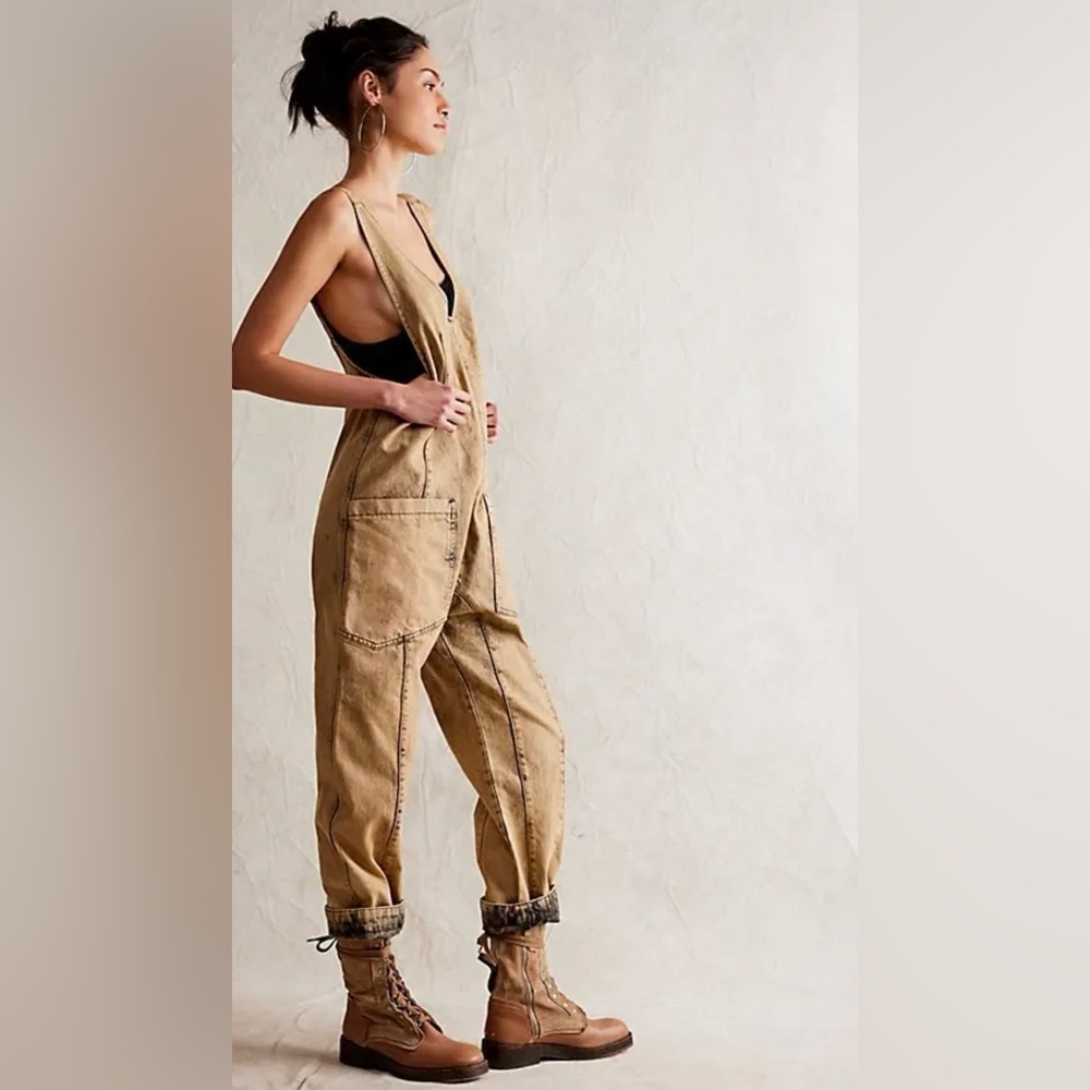 NWT We The Free High Roller Jumpsuit~ Farrow Long - Picture 4 of 5